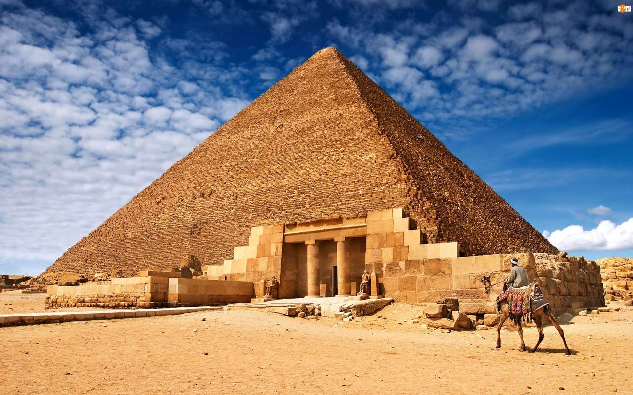 Piramida na pustyni puzzle online