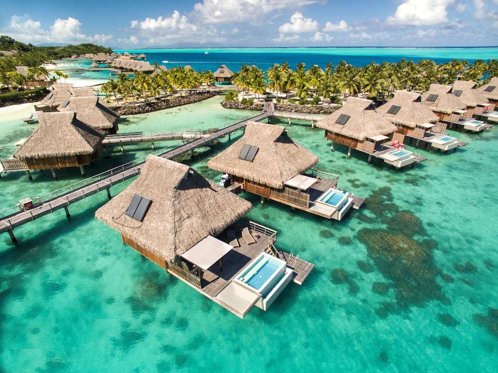Domki wczasowe na Bora Bora puzzle online