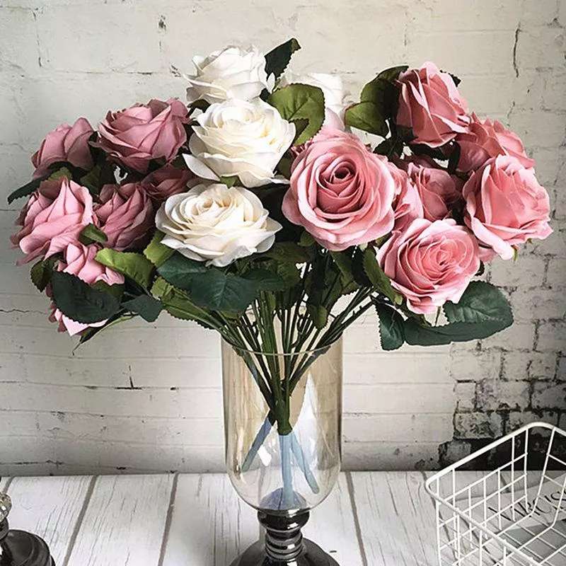Bukiet pastelowych róż puzzle online