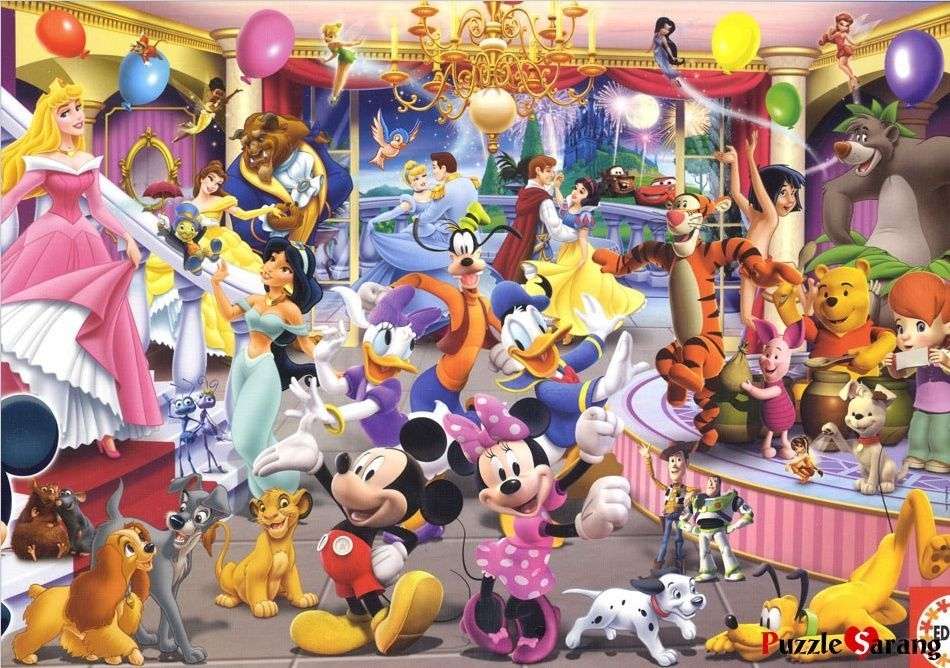 Figures des contes de fées Disney puzzle