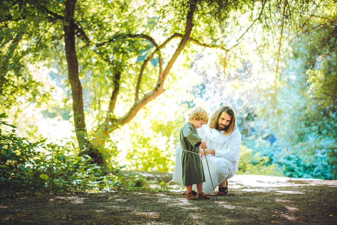Jezus i dziecko puzzle online