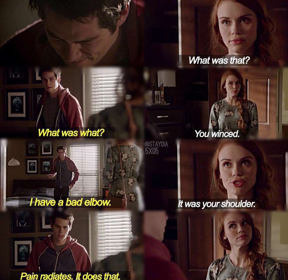 Stiles Stilinski i  Lydia Martin puzzle online