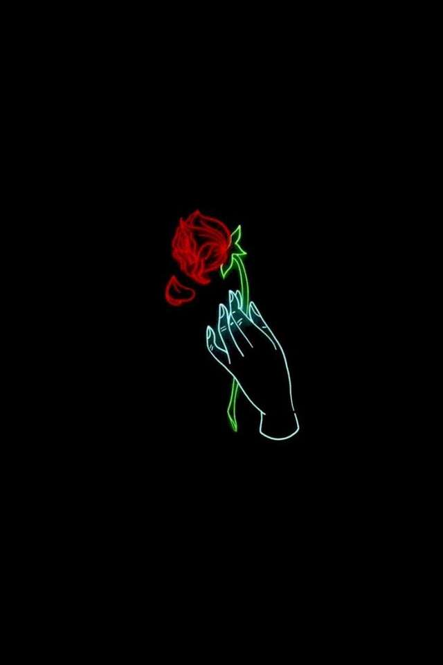 Czerwona róża. puzzle online