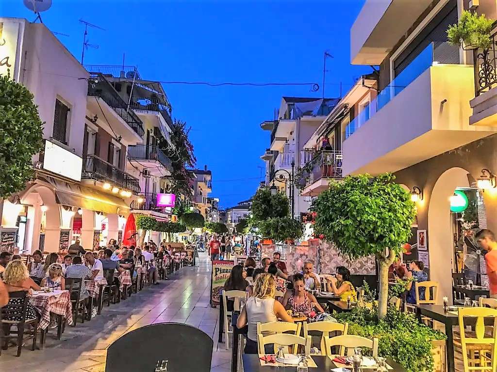 Tawerna ulica na Zakynthos Island Island puzzle online