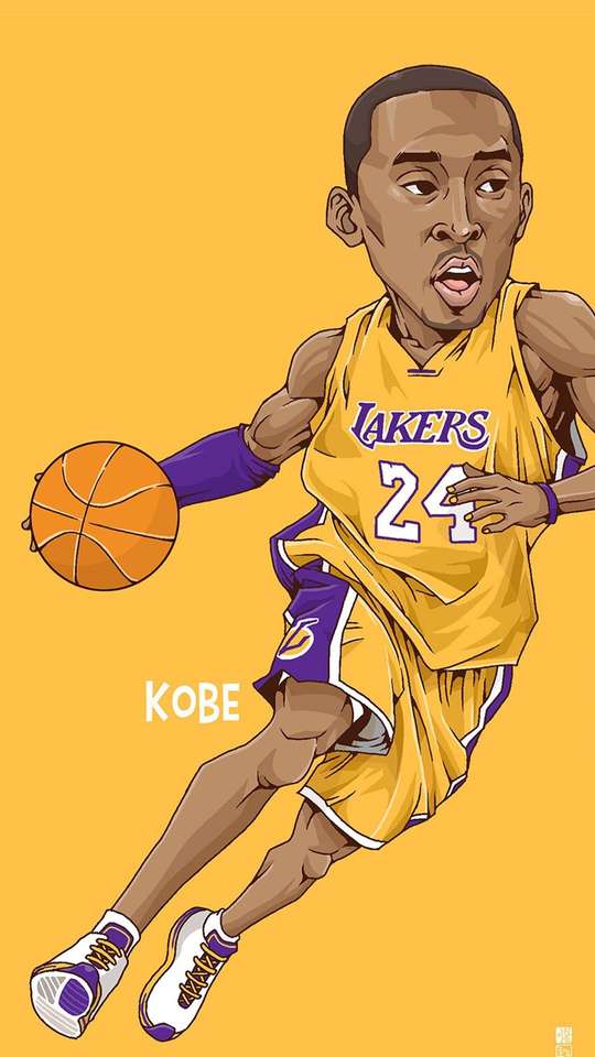 Kobe koszykówka. puzzle online