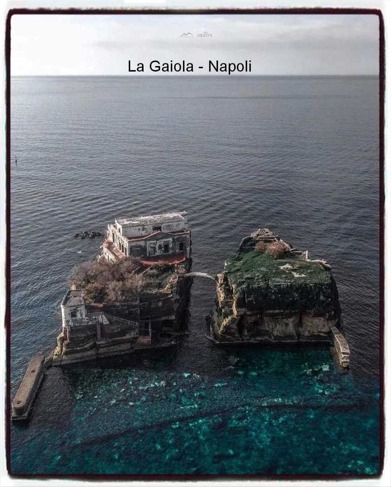 Wyspa Gaiola Neapol Włochy puzzle online