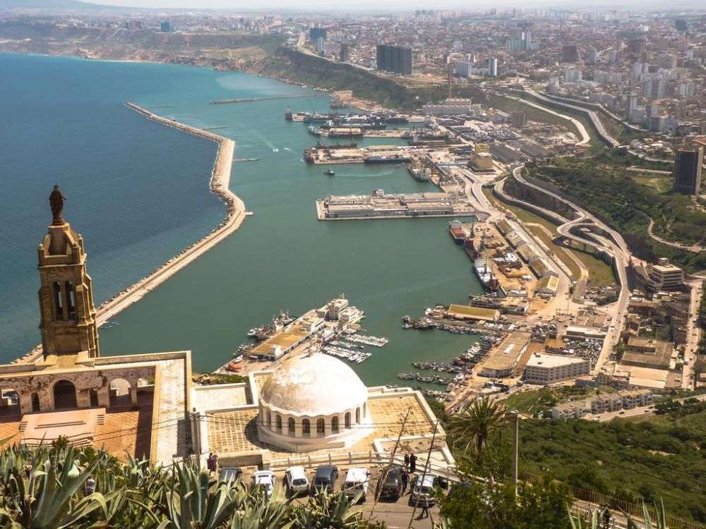 Oran i Morze Śródziemnomorskie- Algieria puzzle online