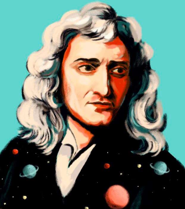 Isaac Newton. puzzle online