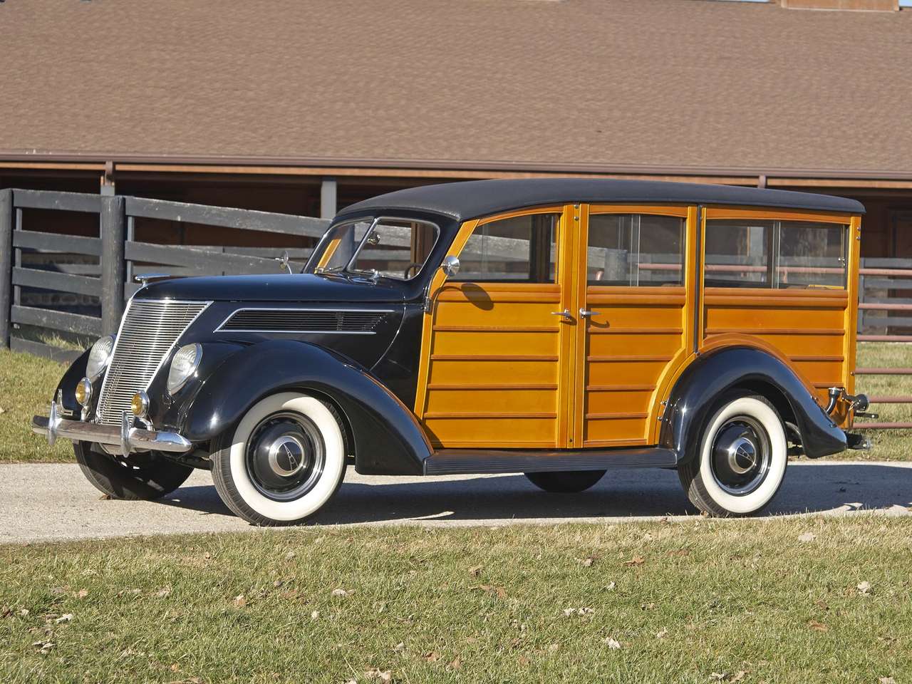 1937 FORD V-8 Stacja Deluxe Wagon puzzle online