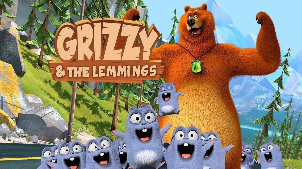 Grizzy i Lemmings. puzzle online