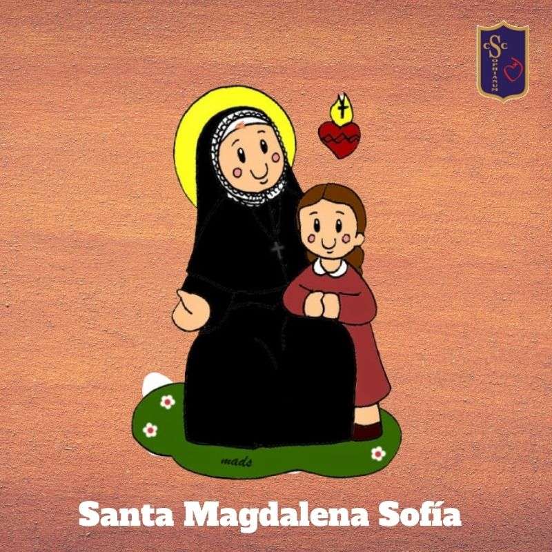Santa Magdalena Sofia - rysunek puzzle online