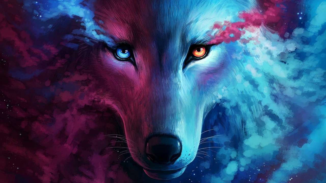 Wolf sky 2 puzzle online