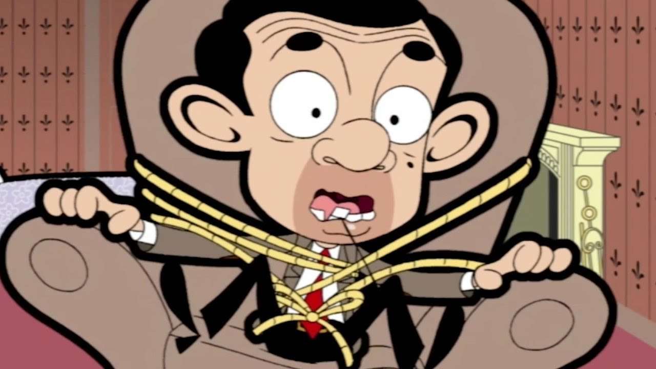 Mr Bean the Cardboard puzzle online
