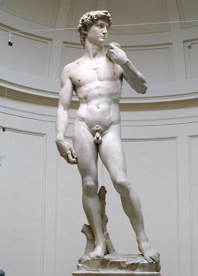 David of Michelangelo puzzle online