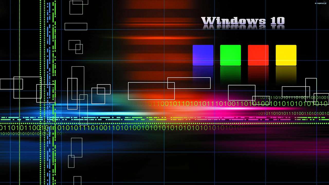 Grafika komputerowa- Windows 10 puzzle online