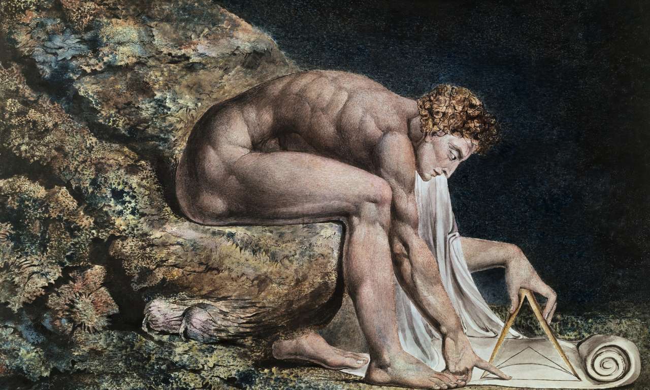 "Newton" William Blake (1757-1827) puzzle online