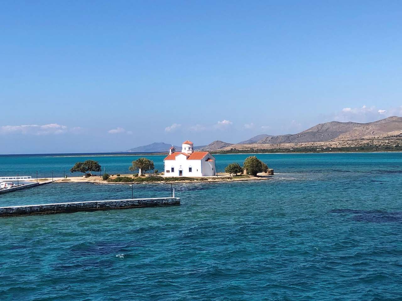 Elafonisos Church Greek Island puzzle online