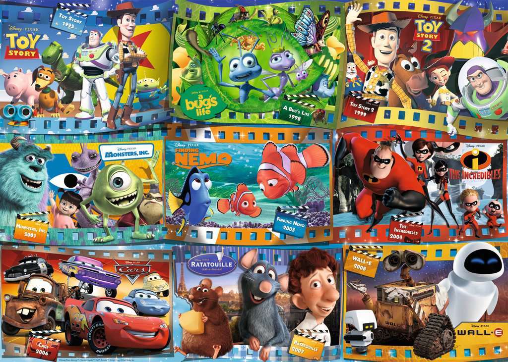 Pixar Disney puzzle online