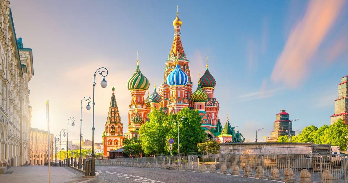 Cerkiew Wasyla Błogosławionego w Moskwie puzzle online