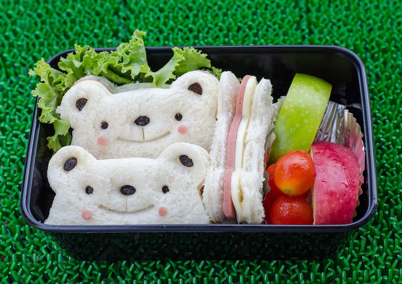 Japońskie kanapki do szkoły puzzle online