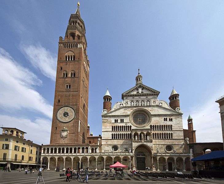 Miasta Cremona Duomo puzzle online