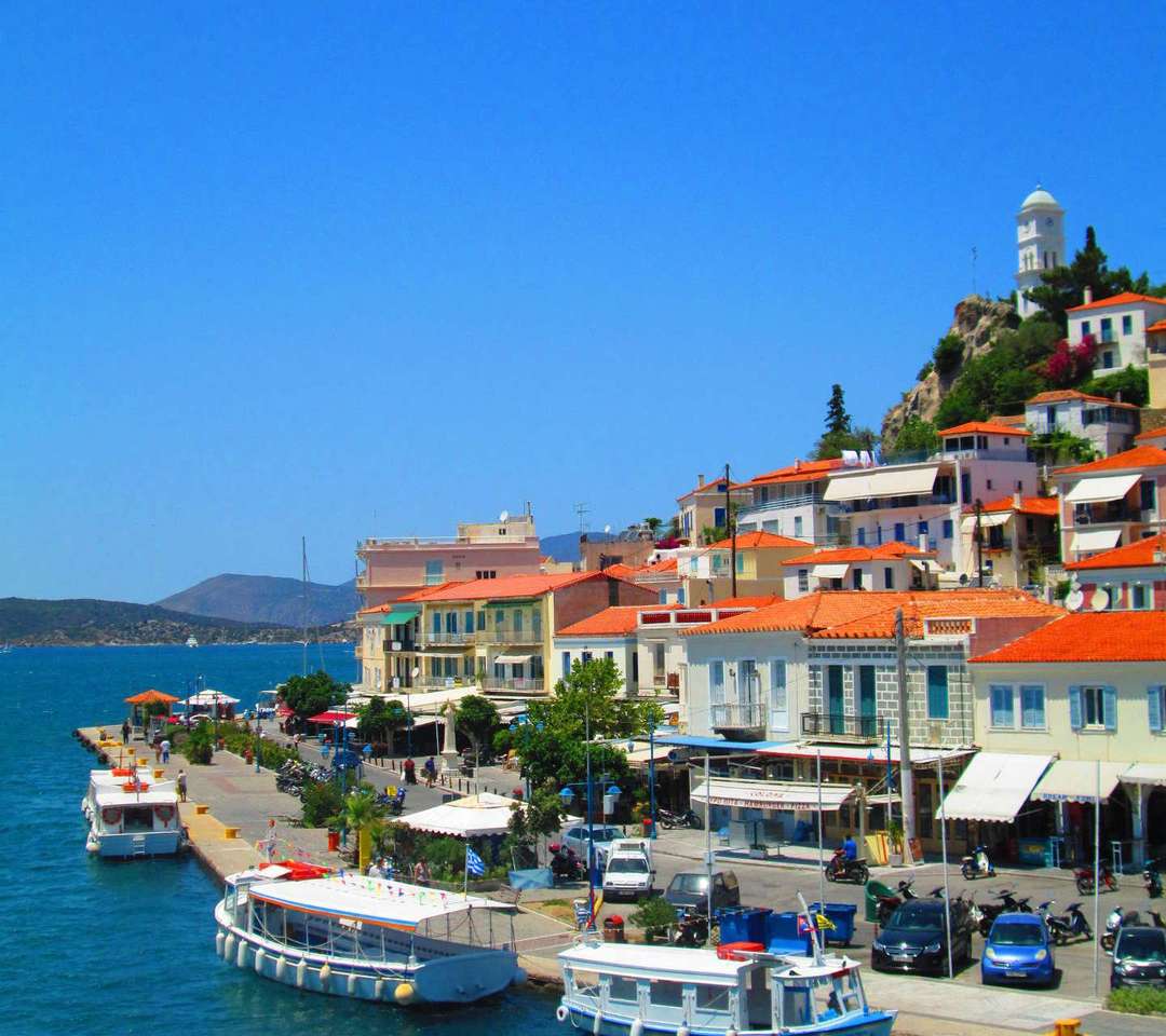 Poros Greek Island. puzzle online