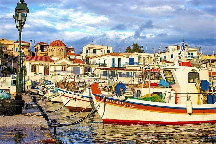 Egina Greek Island. puzzle online