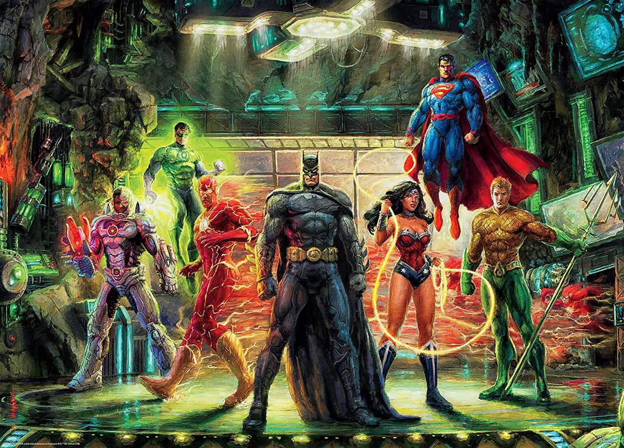 Jigsaw Puzzle Heroes DC puzzle online