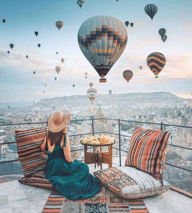 Widok z balkonu w Turcji puzzle online