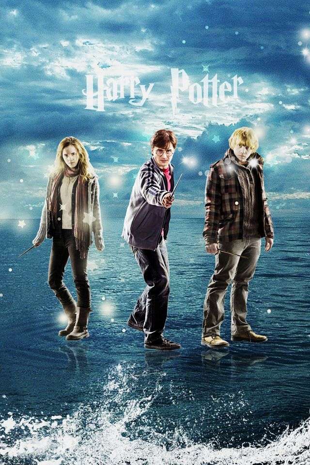Harry, Ron i Miss Granger z dużą pochwą puzzle online