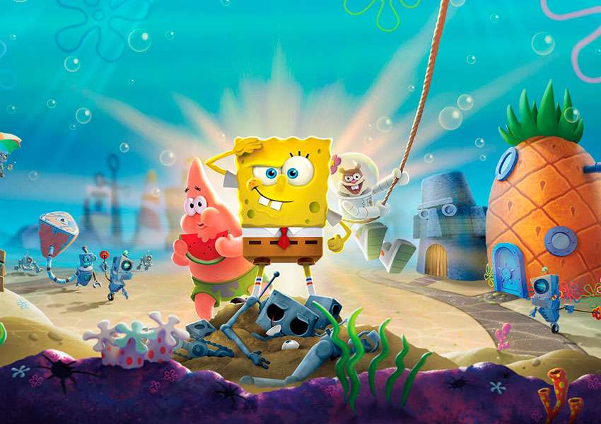 Ekran Bob Sponge. puzzle online