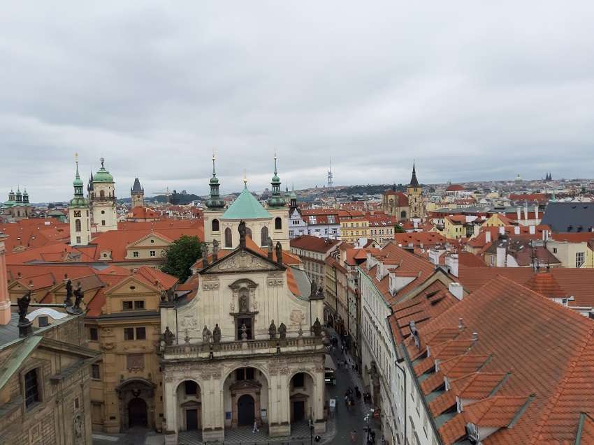 Praga z wieży puzzle online