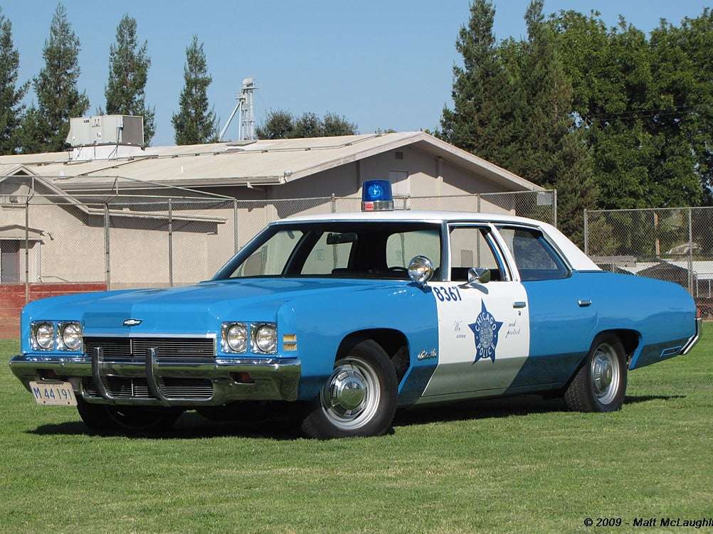 1972 Chevrolet Belair Chicago Police puzzle online