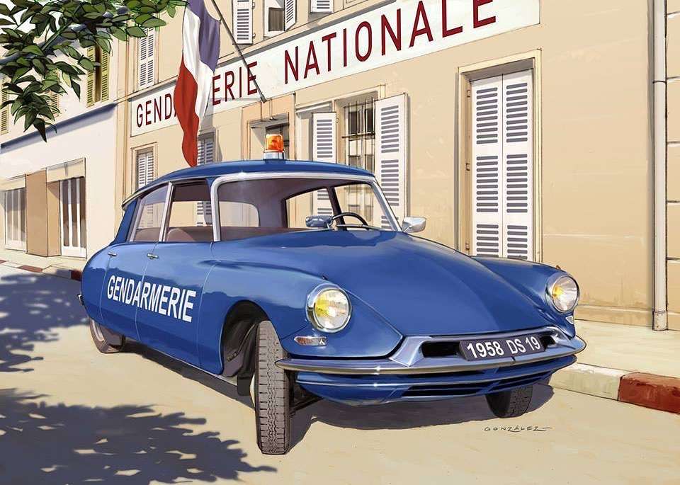 Citroen DS Gendarmerie. puzzle online