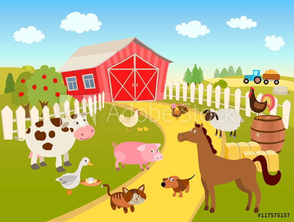 farma na wsi puzzle online