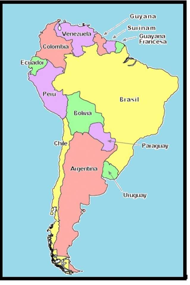 Peru i Ameryka Południowa puzzle online