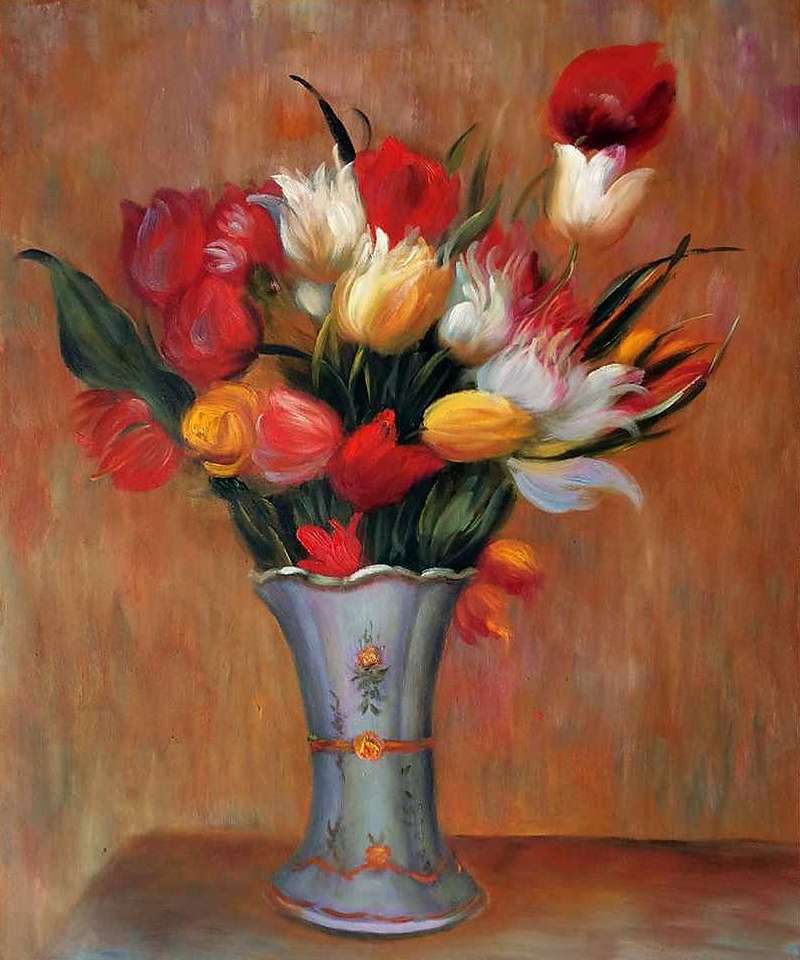 "Tulipany" Auguste Renoir puzzle online