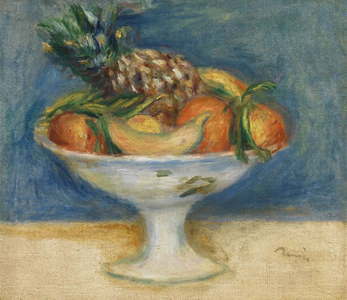 "Bodegón en el compotisco" Auguste Renoir rompecabezas