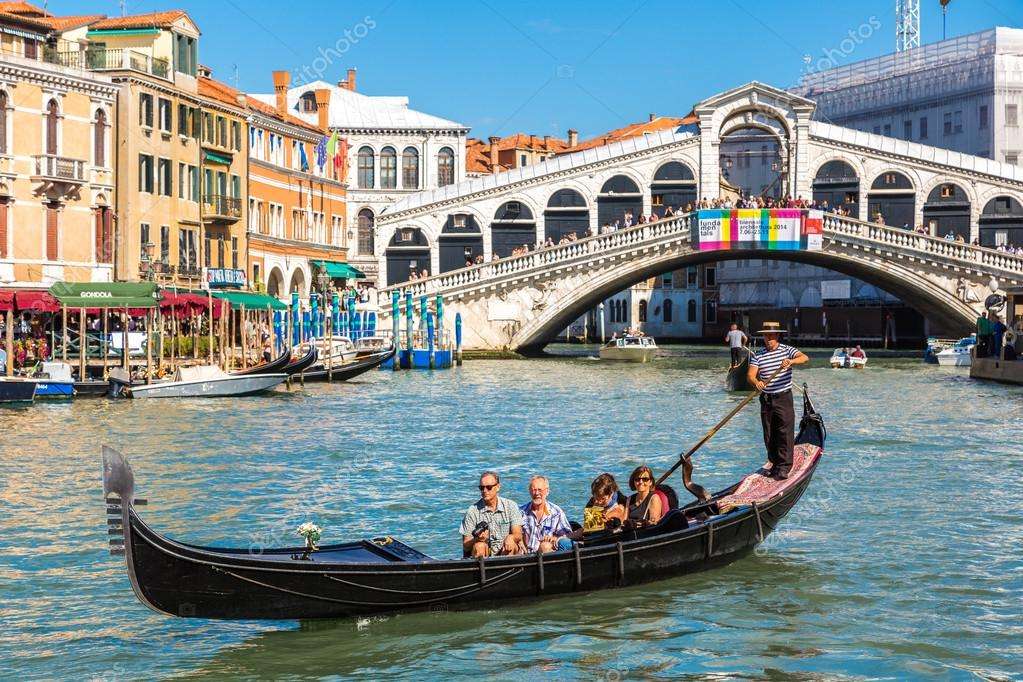 Wycieczka gondolą w Wenecji puzzle online