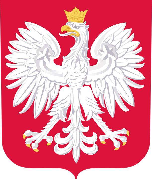 Godło Polski-orzeł biały ze złotą koroną puzzle online