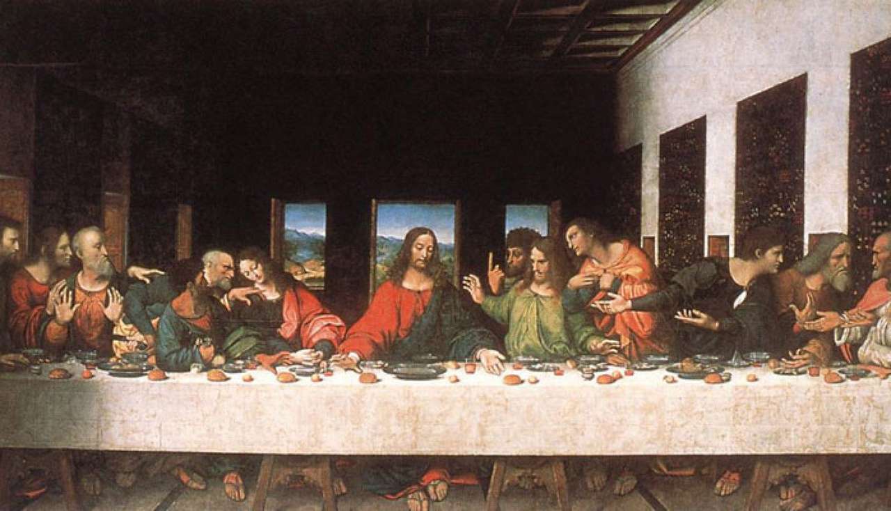 Ostatnia kolacja (Leonardo da Vinci) puzzle online