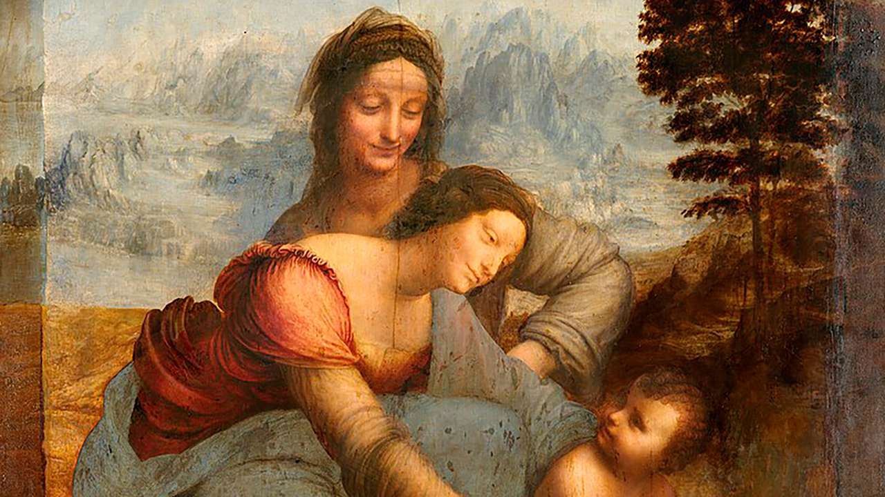 Malowanie Leonardo da Vinci utworzonego w 1503 roku puzzle online