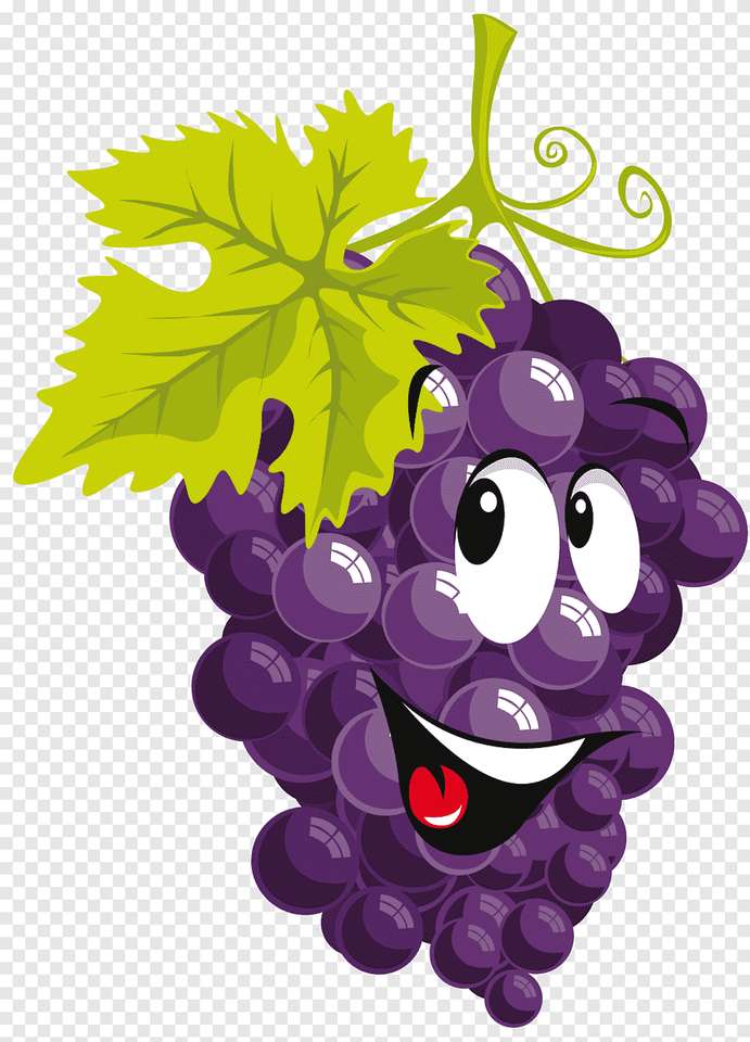 Uśmiechnięte winogrona puzzle online