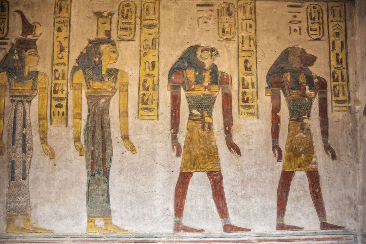 Malowidła w grobowcu Ramzesa puzzle online