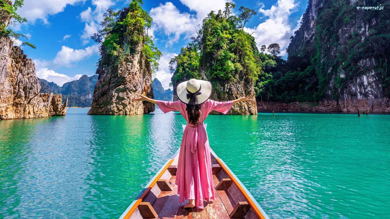 Jezioro w Tajlandi puzzle online