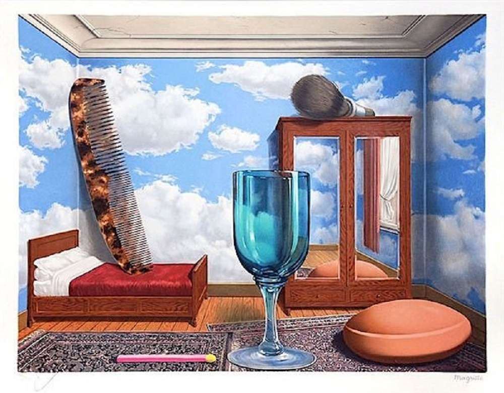 "Wartości osobiste" René Magritte puzzle online