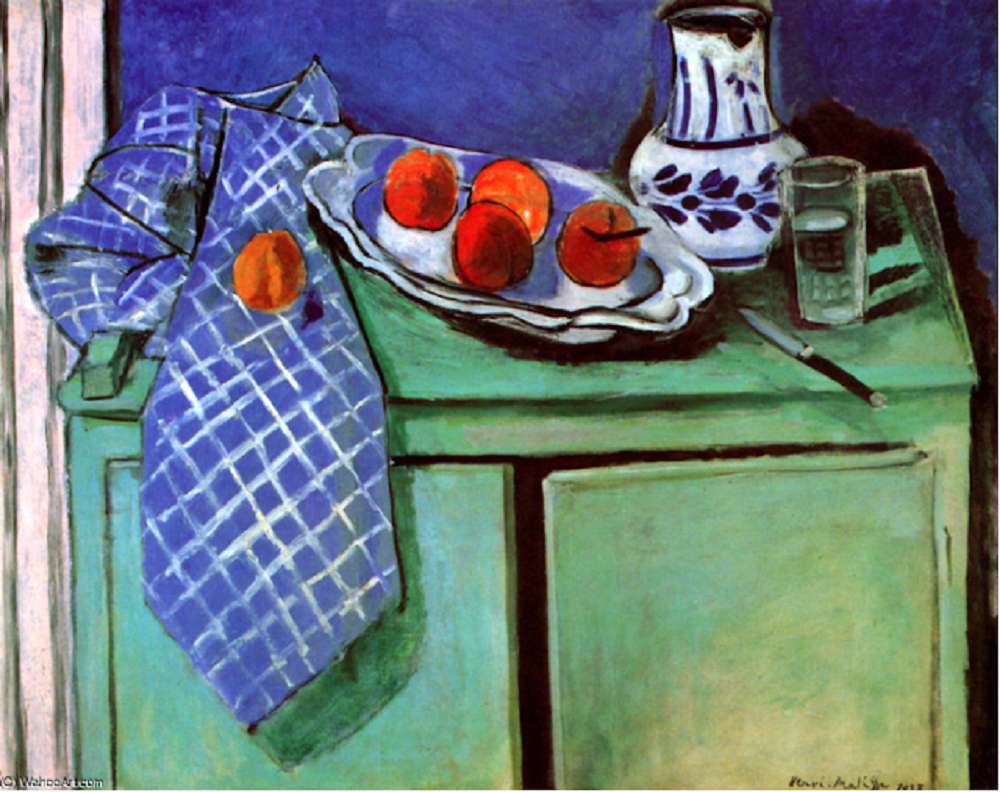 "Zielony bufet" Henri Matisse (1869-1954) puzzle online