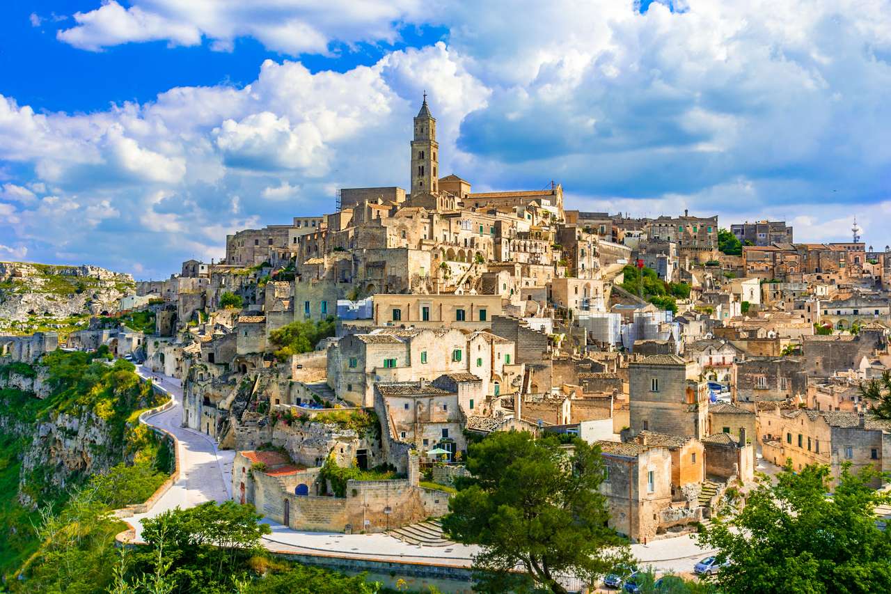 Stare miasto w Matera puzzle online