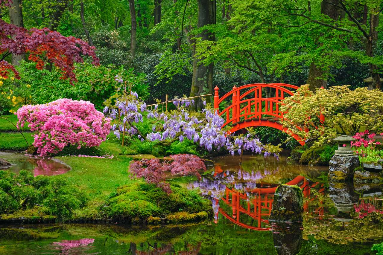 Ogród japoński w Hadze puzzle online