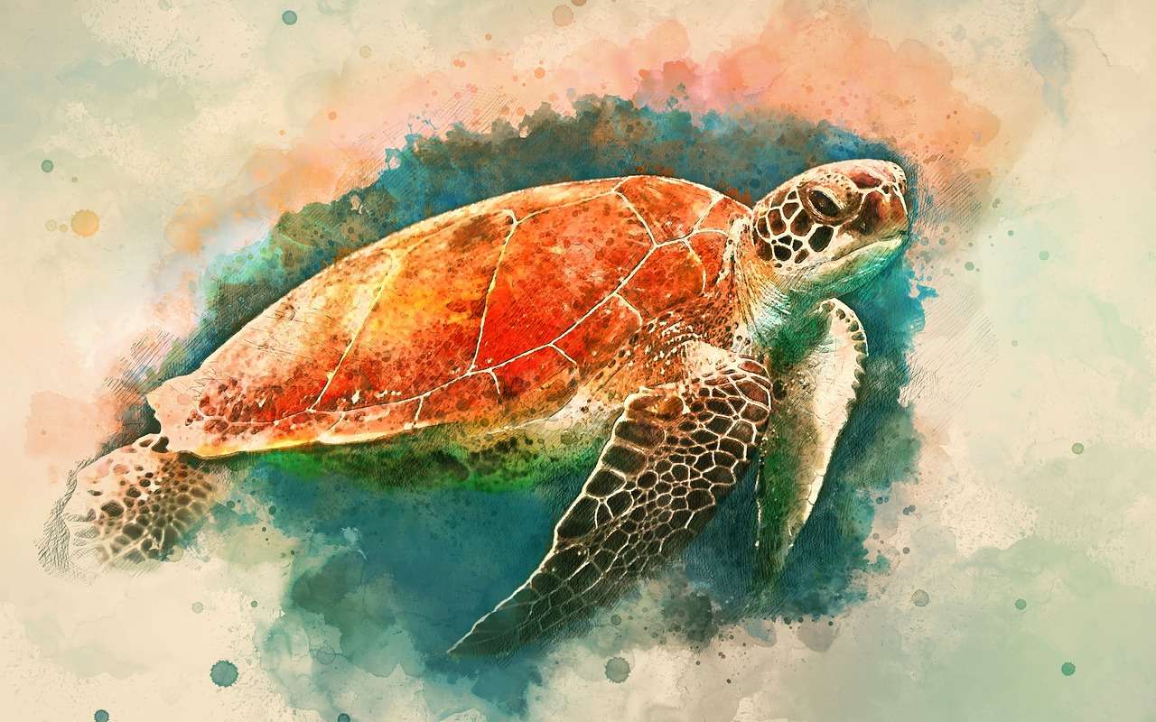 Żółw morski puzzle online